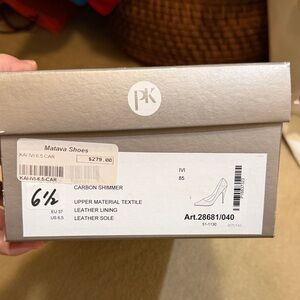 Peter Kaiser Carbon Shimmer Heels